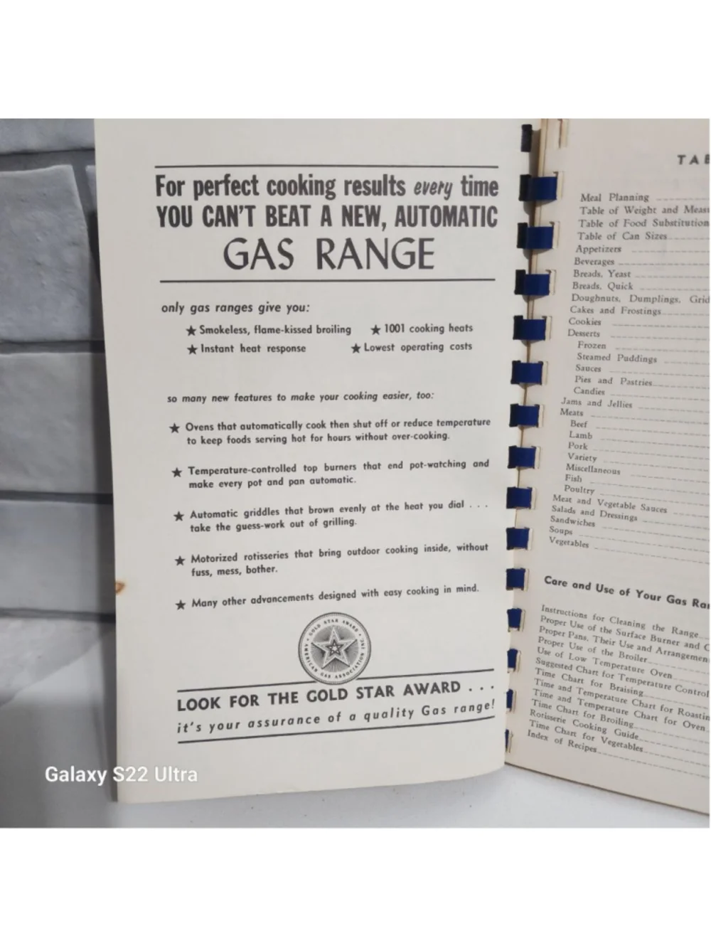 Advertising Cookbook, Atlanta Gas Light Cookbook